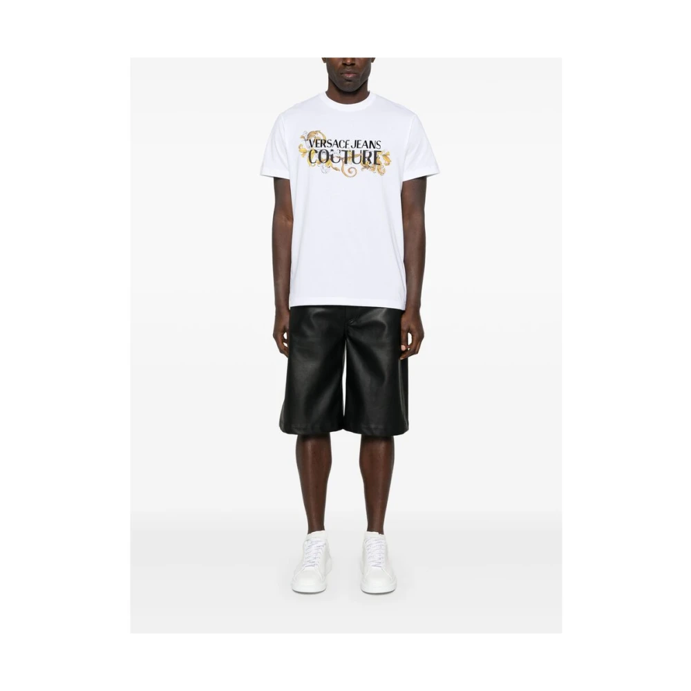 Versace Jeans Couture Witte Crew Neck T-shirt White Heren