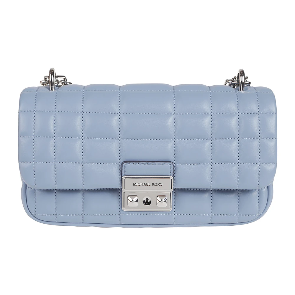 Michael Kors Omzetbare Ketting Schoudertas Blue Dames