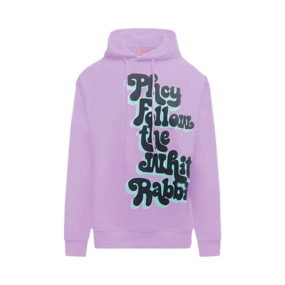 Pharmacy Industry Grafische Print Hoodie voor Mannen Purple Heren