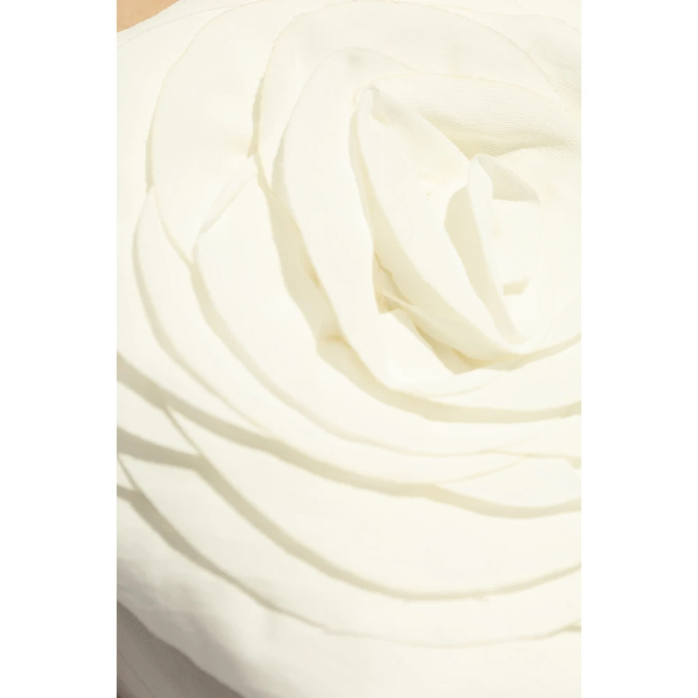 Blumarine Jurk met bloemenmotief Beige Dames