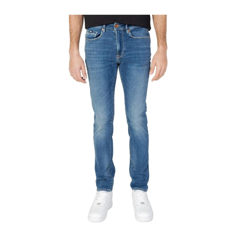 GAS Slim katoenen jeans collectie Blue Heren
