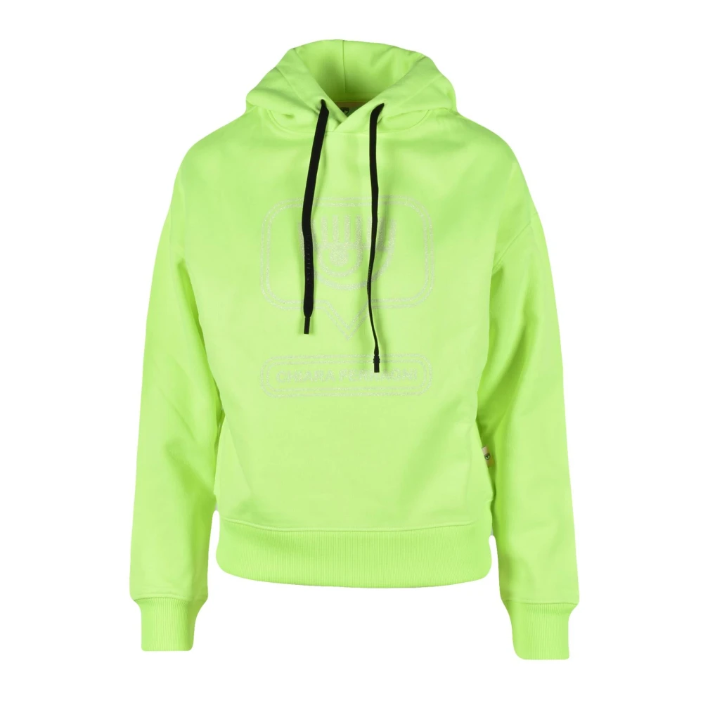 Chiara Ferragni Collection Stijlvolle Gebreide Top Polyester Katoenmix Green Dames