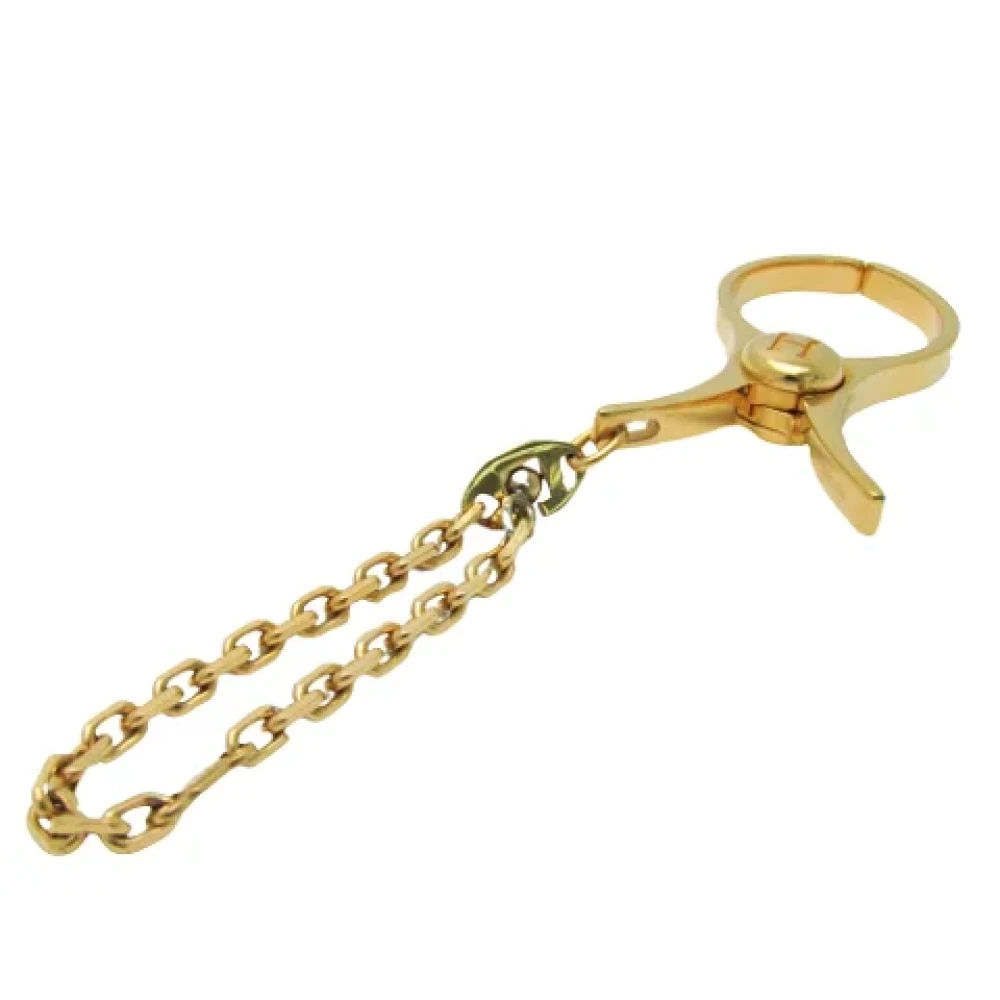 Hermès Vintage Pre-owned Metal key-holders Yellow Heren