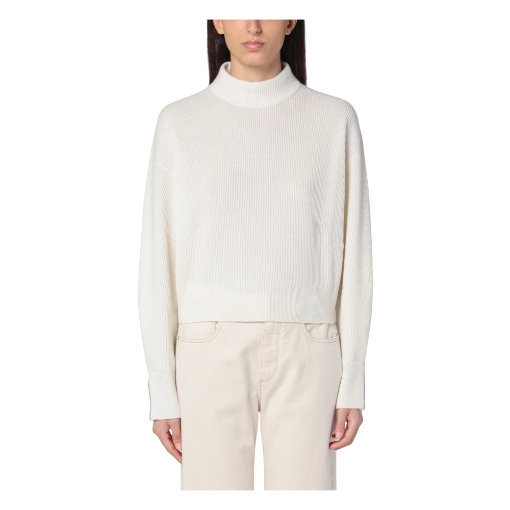 BRUNELLO CUCINELLI Trui met een Zoete Stijl Beige Dames