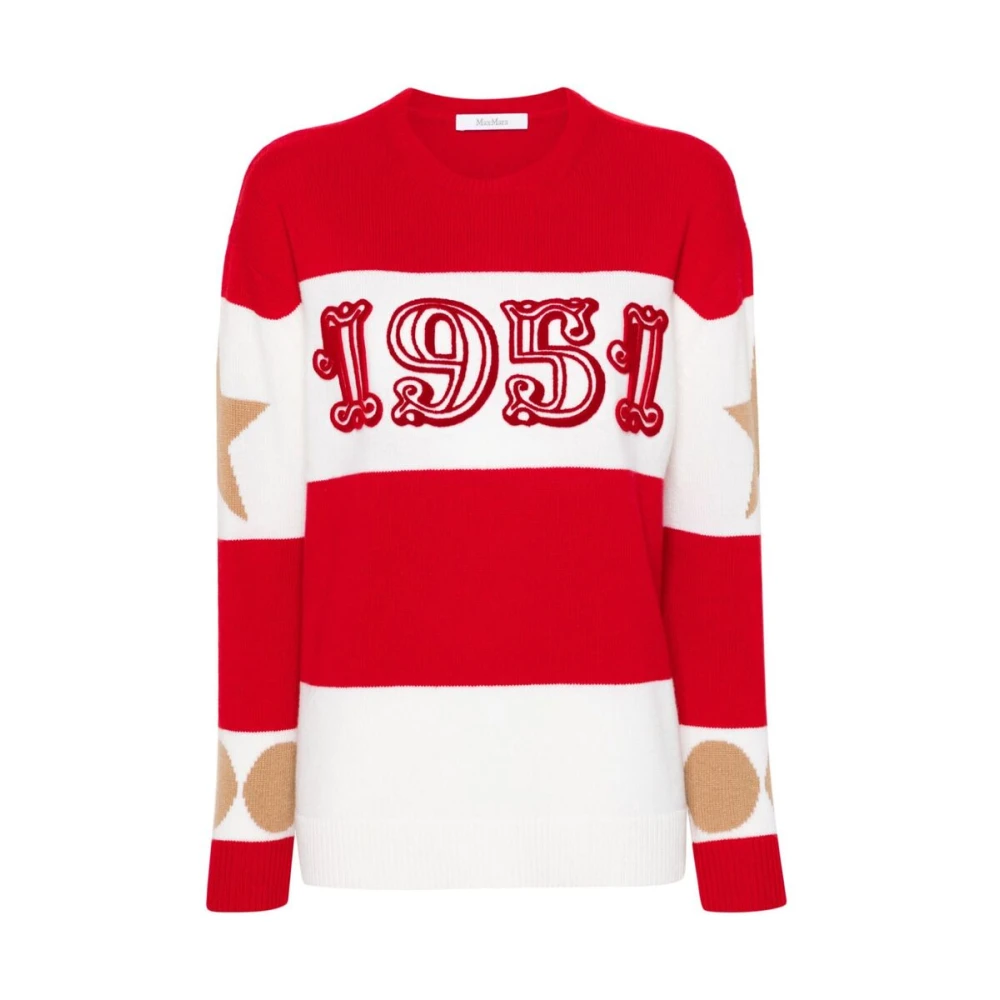 Striped Wool-Cashmere Sweater - Max Mara - Modalova