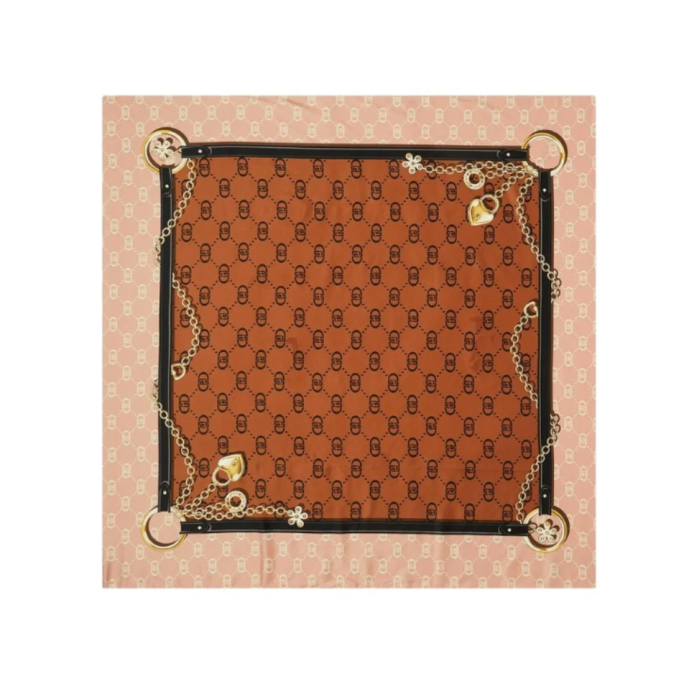 Liu Jo Monogram Zijden Sjaal Multicolor Dames
