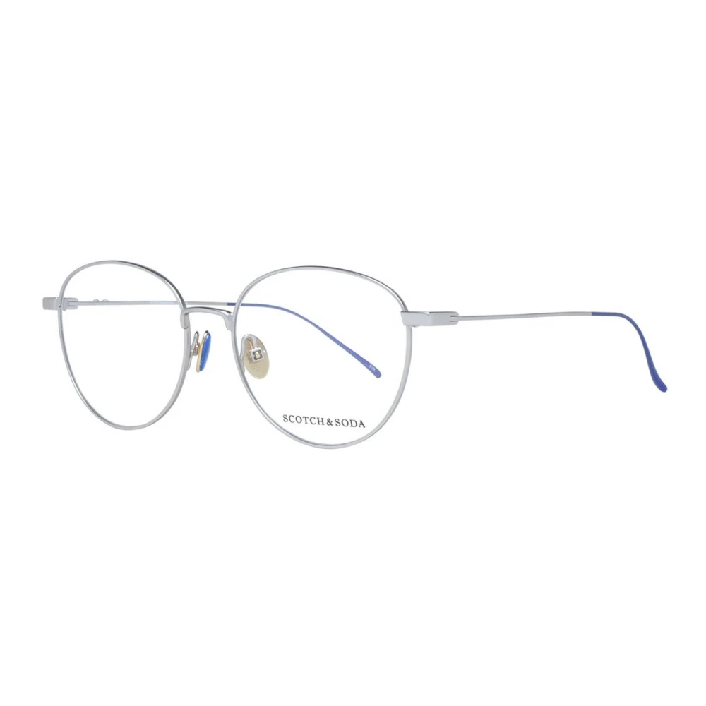 Scotch & Soda Zilveren Ronde Metalen Optische Frames Gray Dames