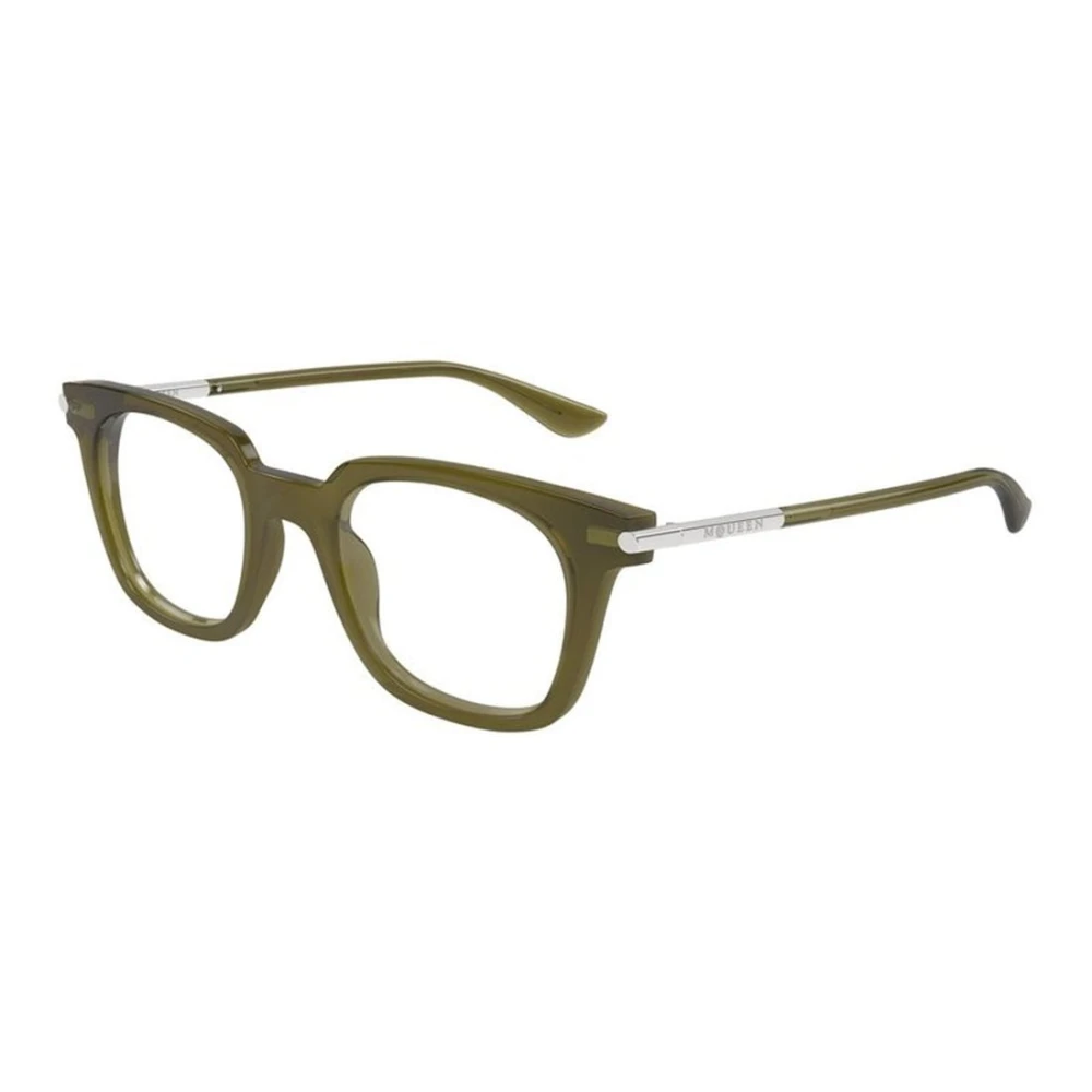 Alexander Mcqueen Unisex Green Optical Frame - Glasses - 48 Mm - Accessories