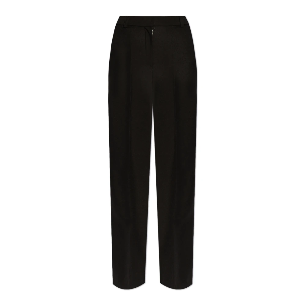 Coperni Broek met vouw aan de voorkant Black Dames