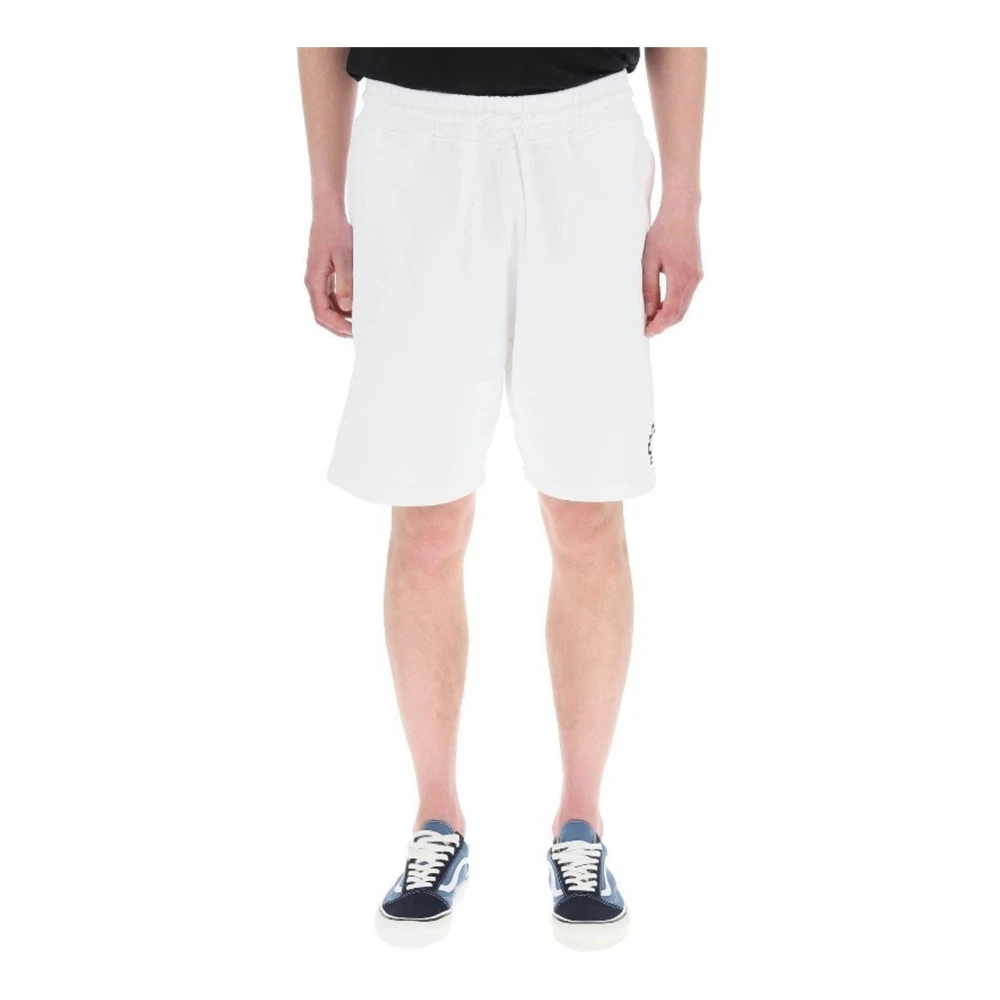 Marcelo Burlon Kruis Shorts met Logodetail White Heren