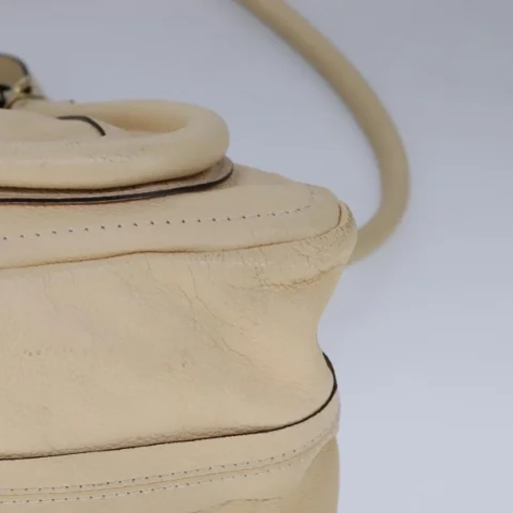 Chloé Pre-owned Leather handbags Beige Dames
