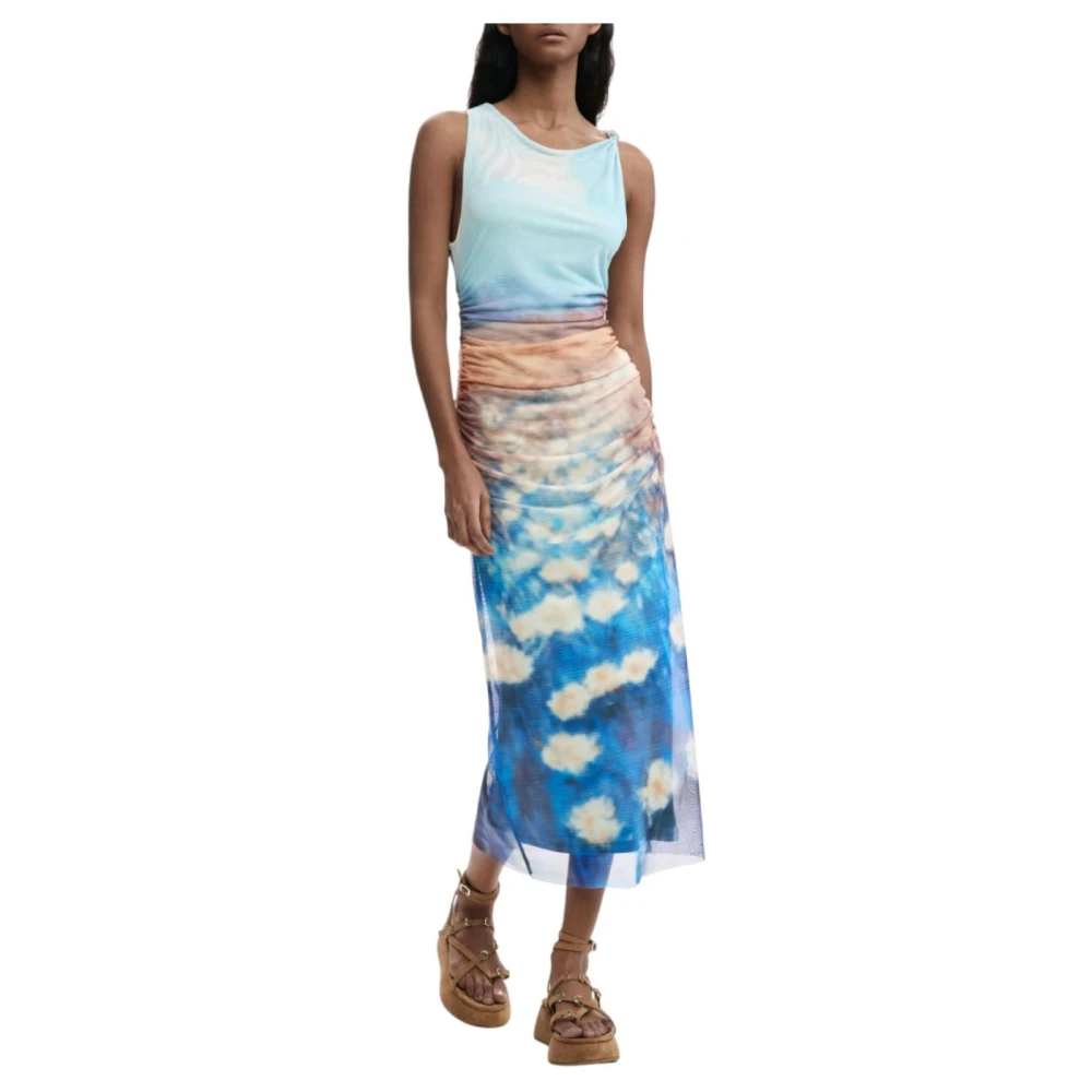 Desigual Donna Multicolor Abiti, E, L, New,