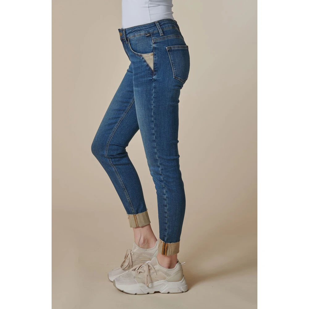 Zhrill Skinny Jeans Blauw Blue Dames