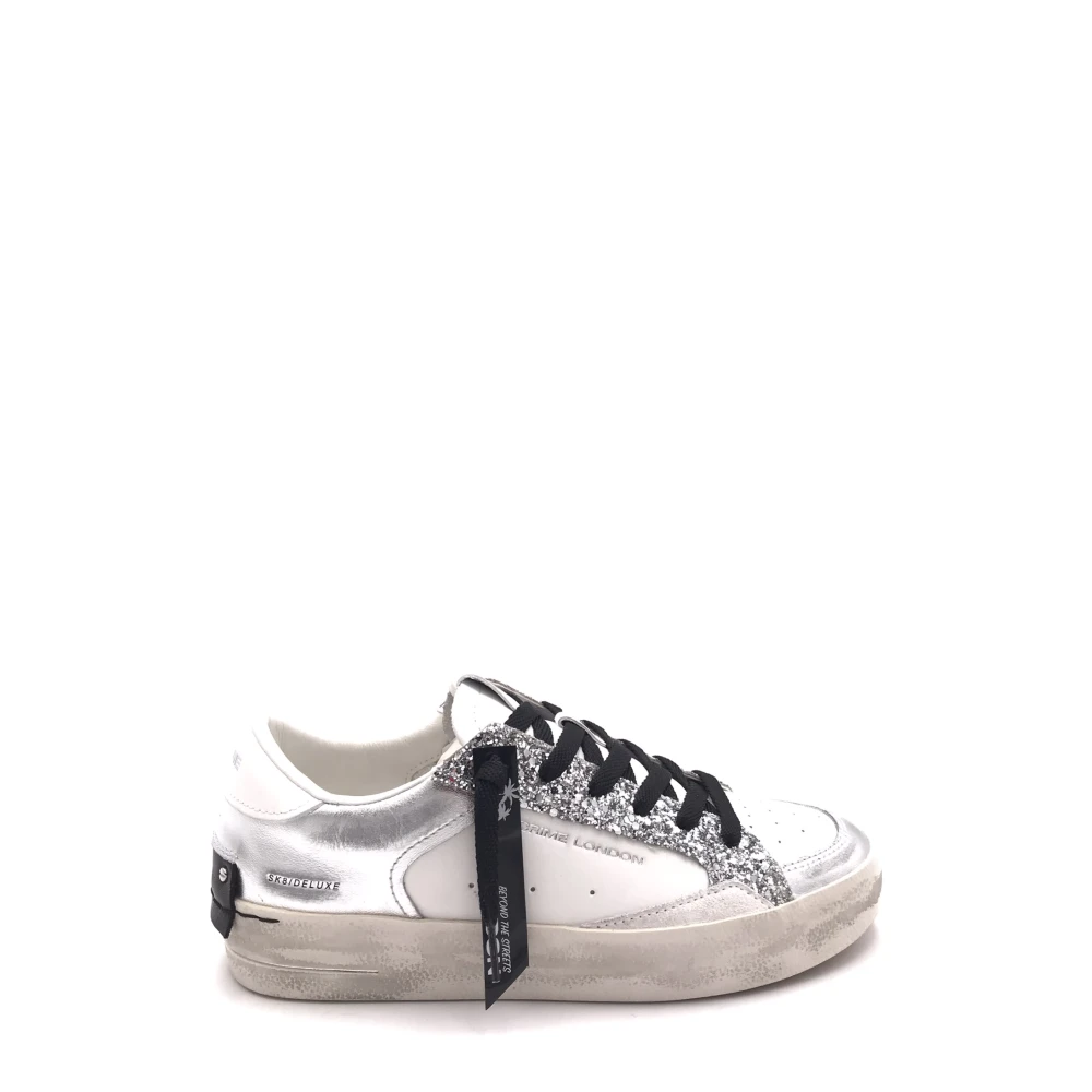 Crime London Sk8 Deluxe Dames Schoenen Grijs