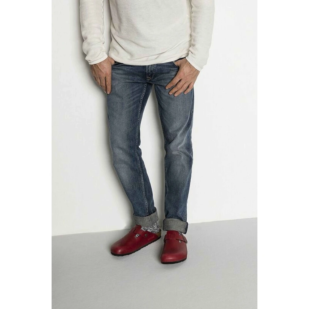 Birkenstock Katoenen Slub Sokken Blue Heren