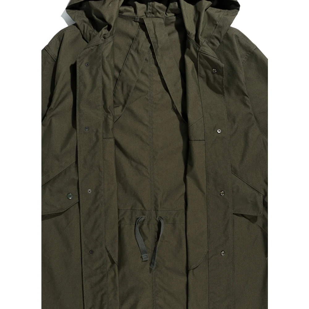 Engineered Garments Military Style Parka Jas Green Heren