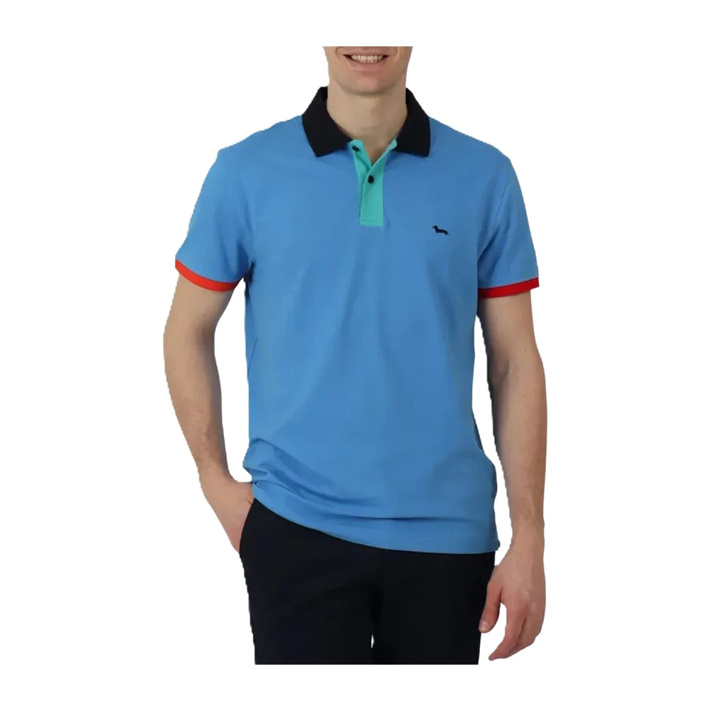 Harmont & Blaine Men's Blue T-Shirts And Polos