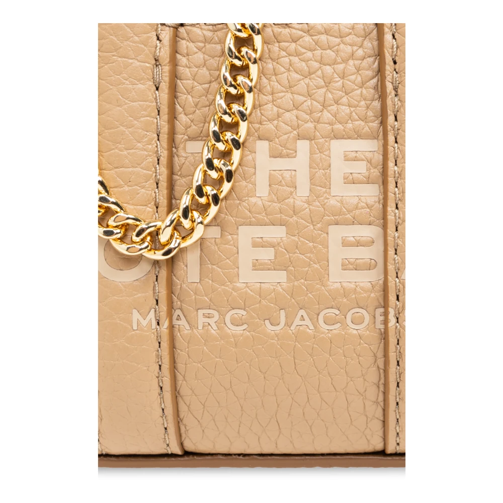 Marc Jacobs Sleutelhanger met logo Beige Dames