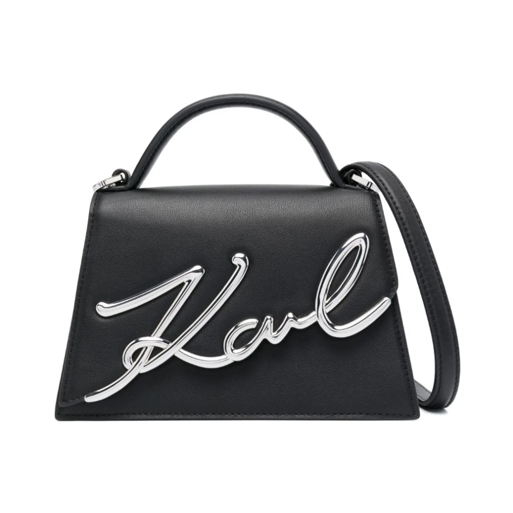 Karl Lagerfeld Crossbody S Zwart Logo Zilver Black Dames