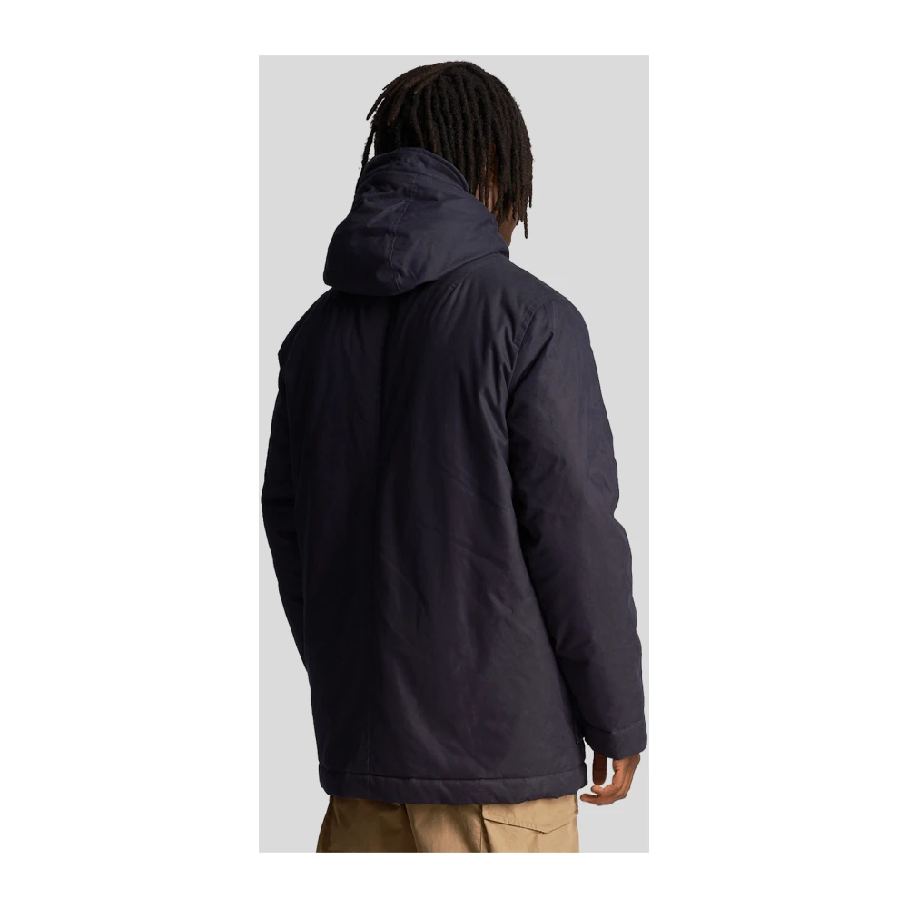 Lyle & Scott Microfleece Parka 2.0 Jas Blue Heren