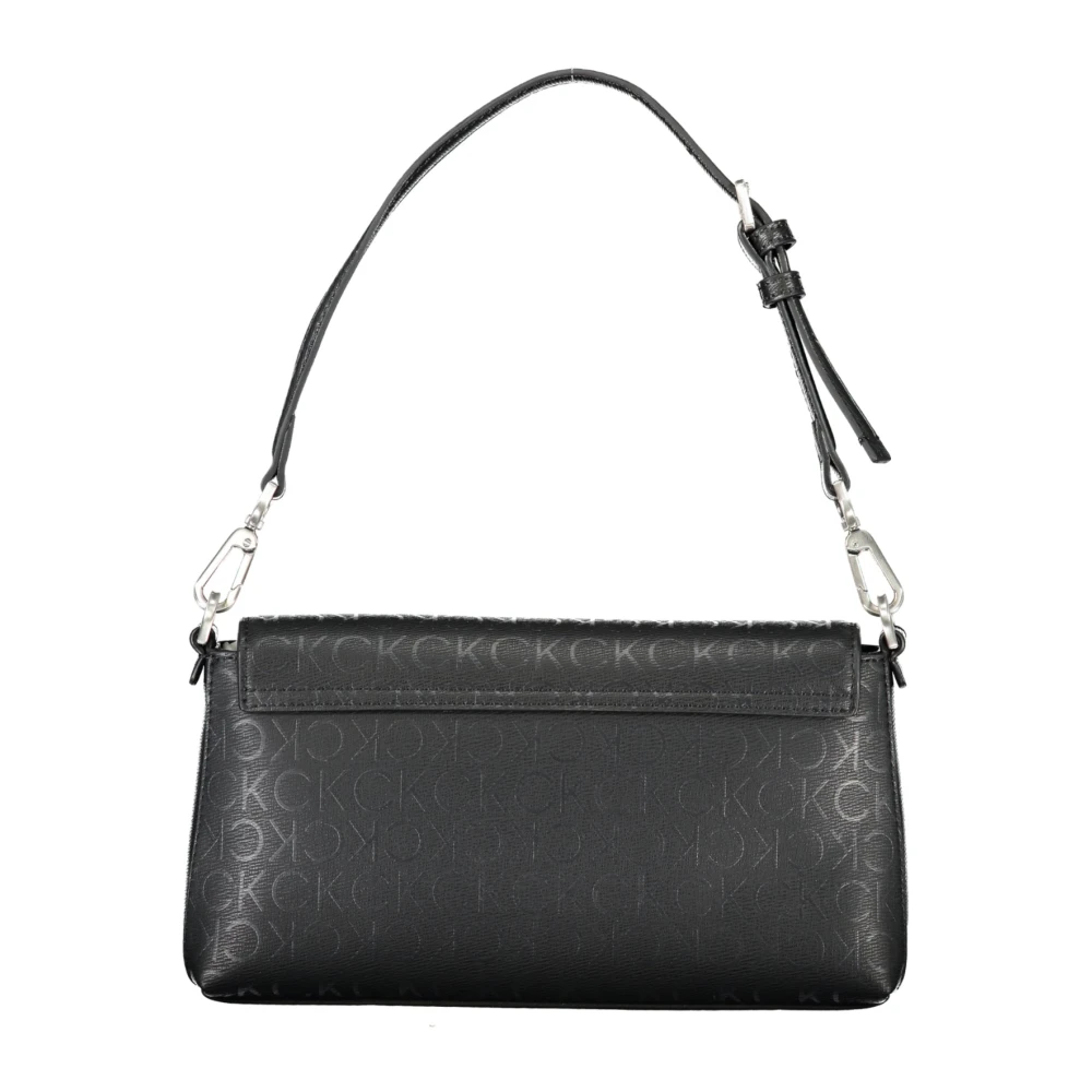 Calvin Klein Zwarte schoudertas met afneembare band Black Dames