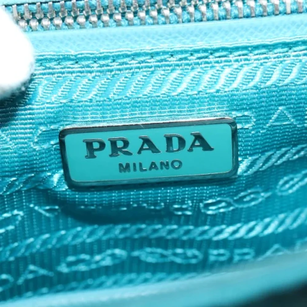 Prada Vintage Pre-owned Fabric prada-bags Blue Dames