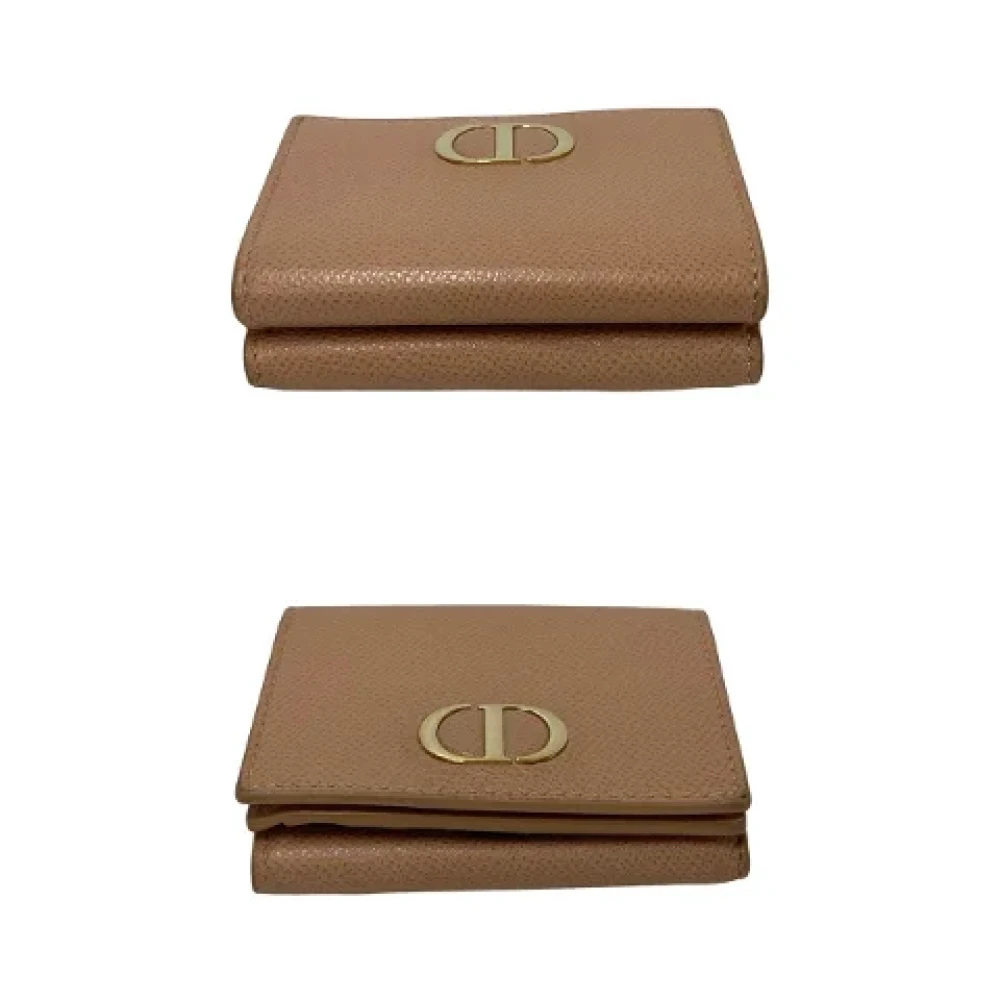 Dior Vintage Pre-owned Leather wallets Pink Dames