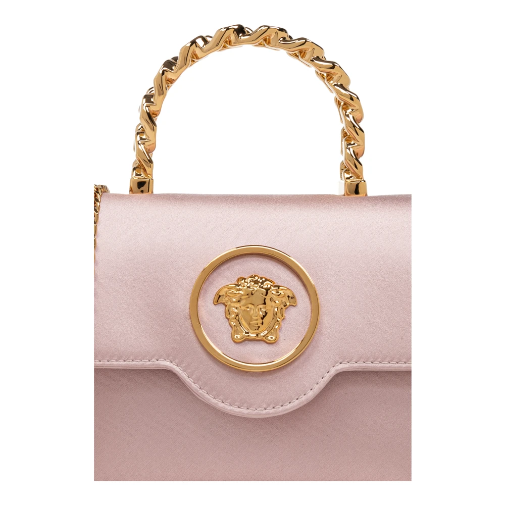 Versace Satijnen schoudertas Pink Dames