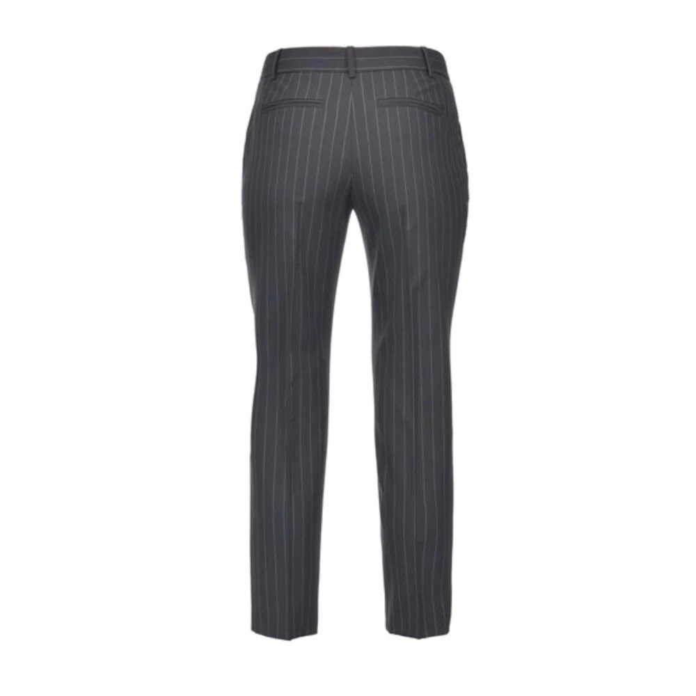 pinko Wollen Frisse Broek Black Dames