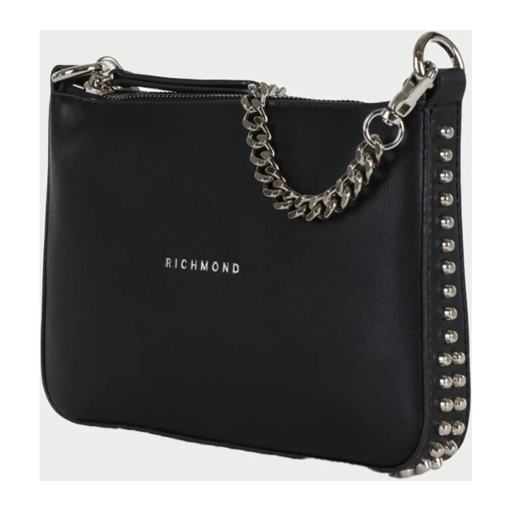 John Richmond Studded Zwarte Rits Tas Black Dames