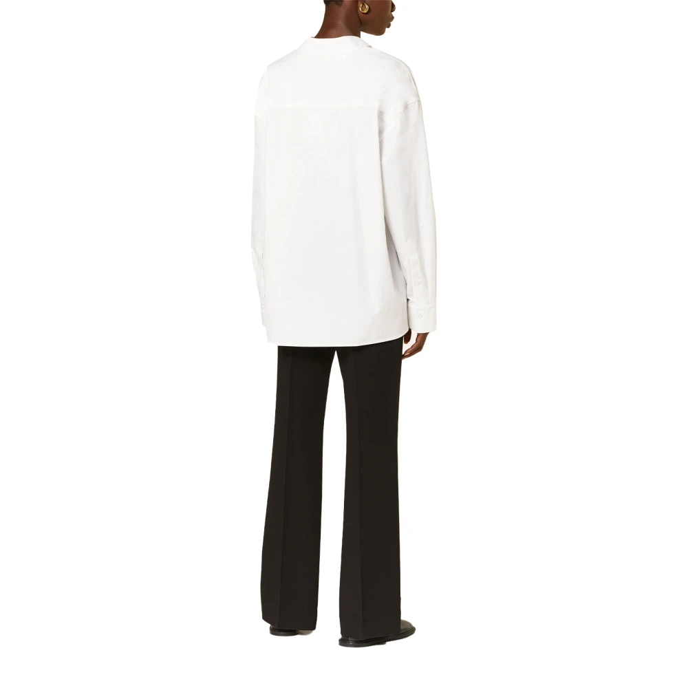 Loulou Studio Parijse Katoenen Shirt White Dames