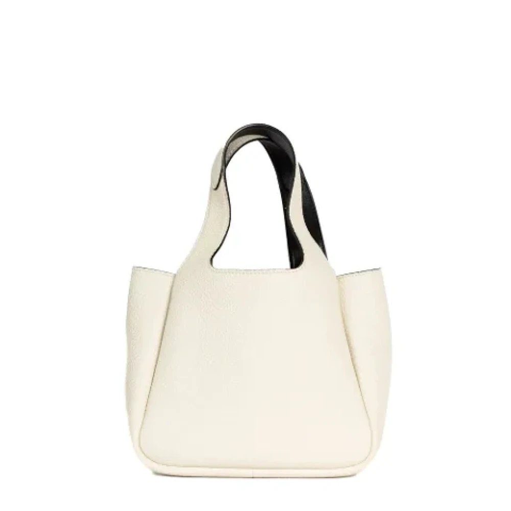 Prada Vintage Pre-owned Leather prada-bags White Dames
