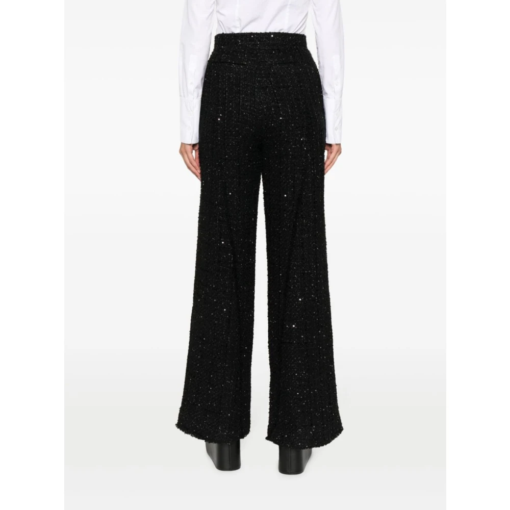 Gcds Zwarte Stijlvolle Broek Black Dames