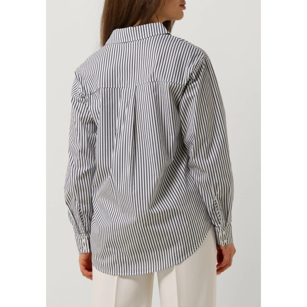 Object Witte Lange Mouw Shirt Multicolor Dames