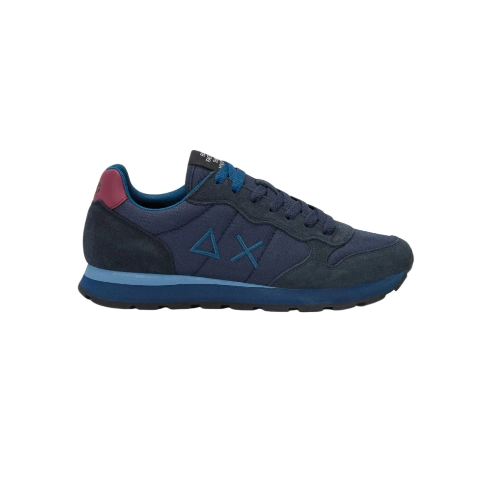 Sun68 , Sneakers, Male, Blue, 7 Uk, Tom Solid Sneaker