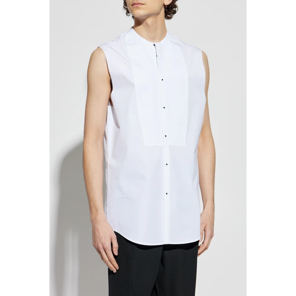 Dsquared2 Mouwloos shirt White Heren