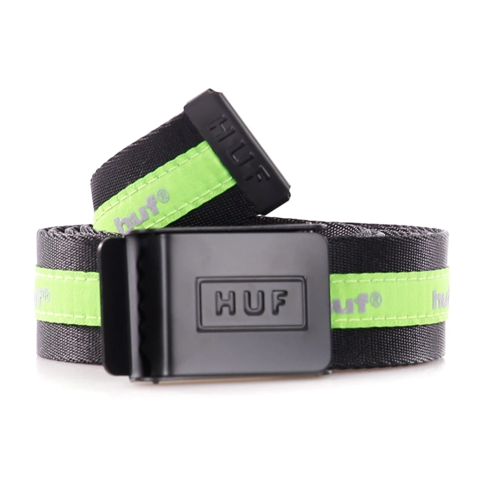 HUF Scout Heren Riem Zwart Groen Multicolor Heren