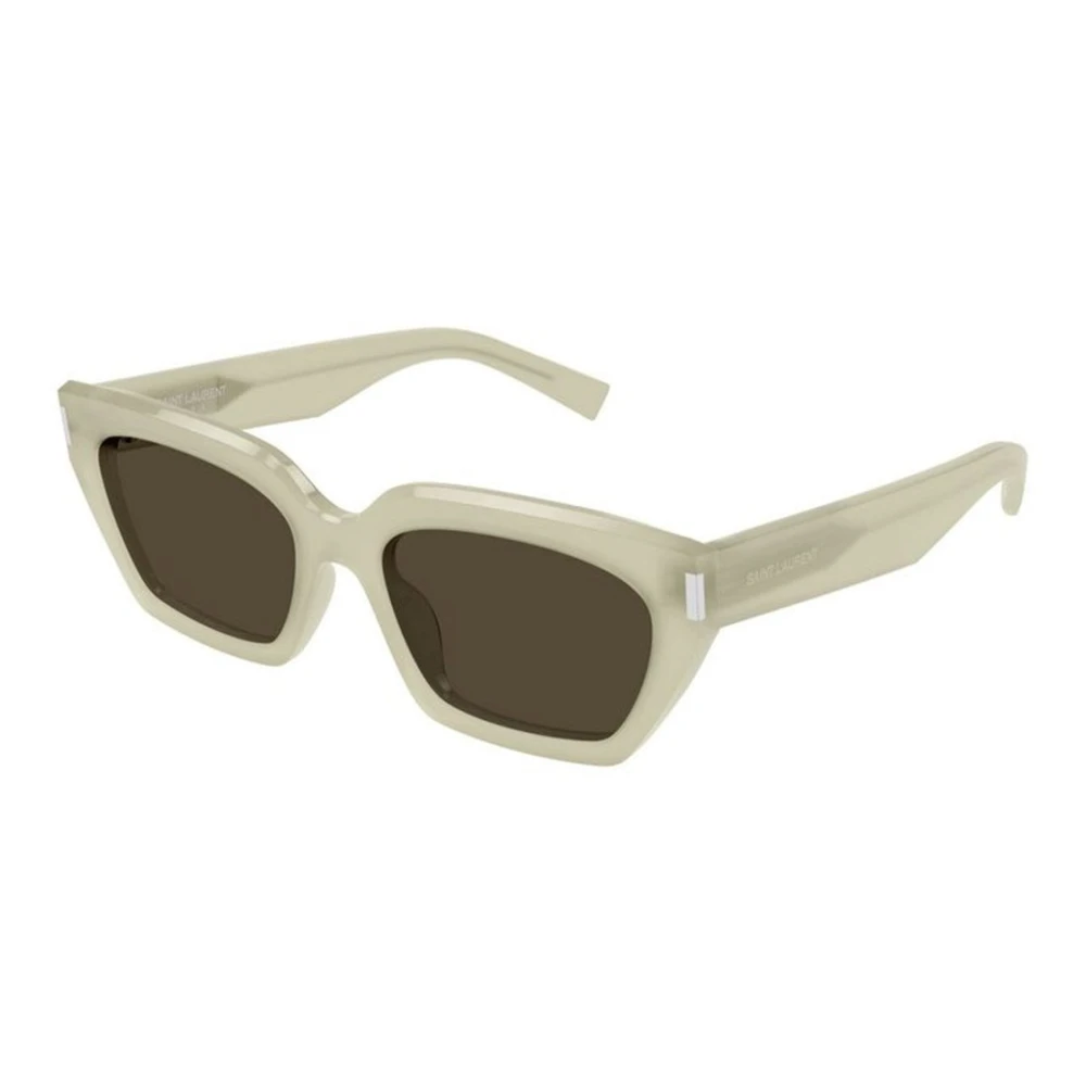 Saint Laurent Women's Beige Sunglasses, 55 Mm, 826 Page 004 Sunglasses