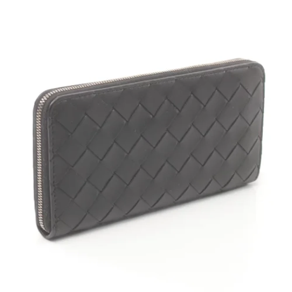 Bottega Veneta Vintage Pre-owned Leather wallets Black Heren