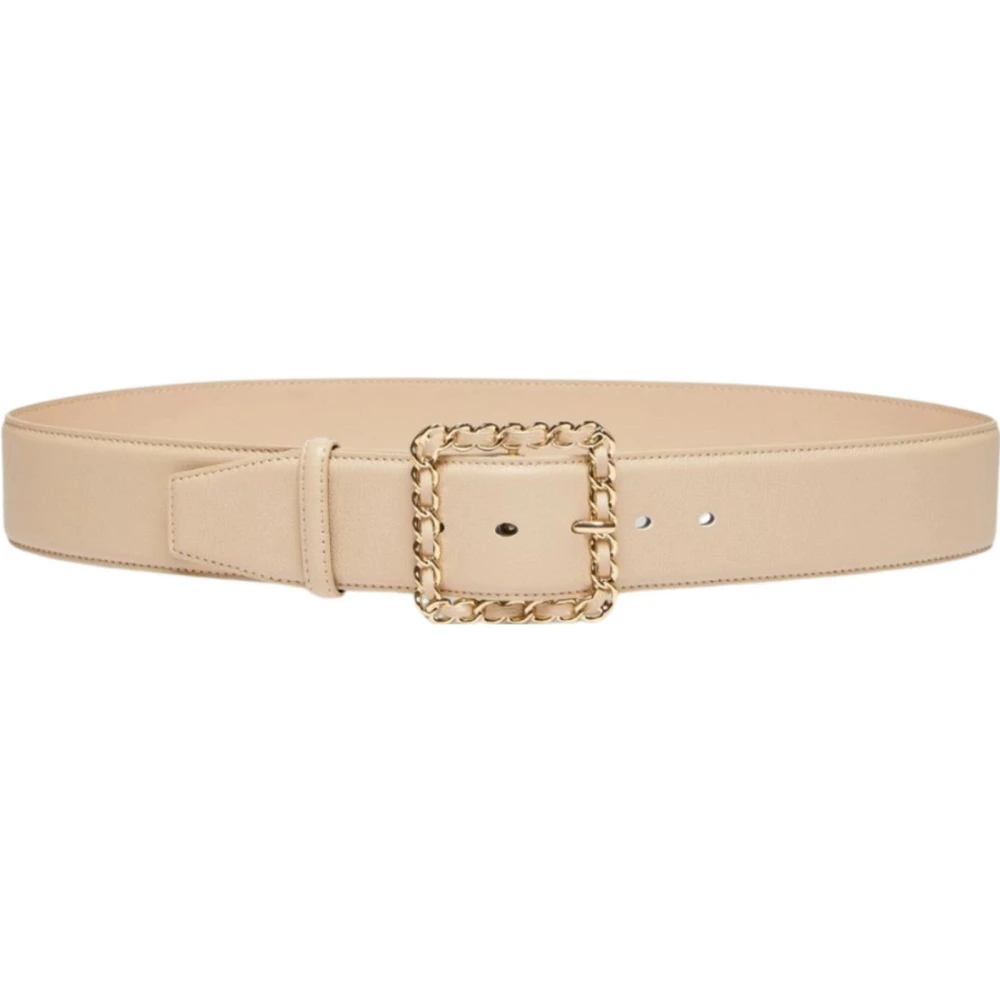 Emme Di Marella Women's Beige Stylish Belt With 100% Composition