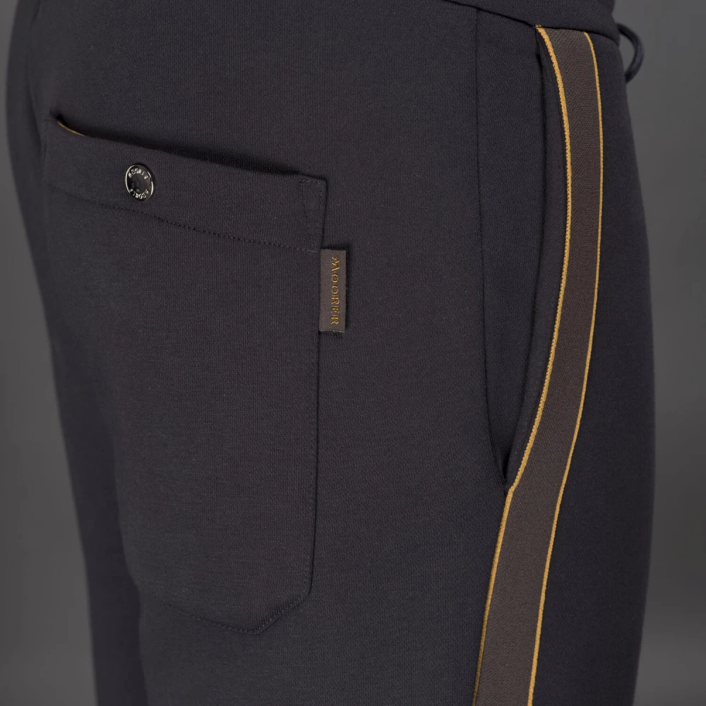 Moorer Jaiden Pantalone-Sft Blue Heren