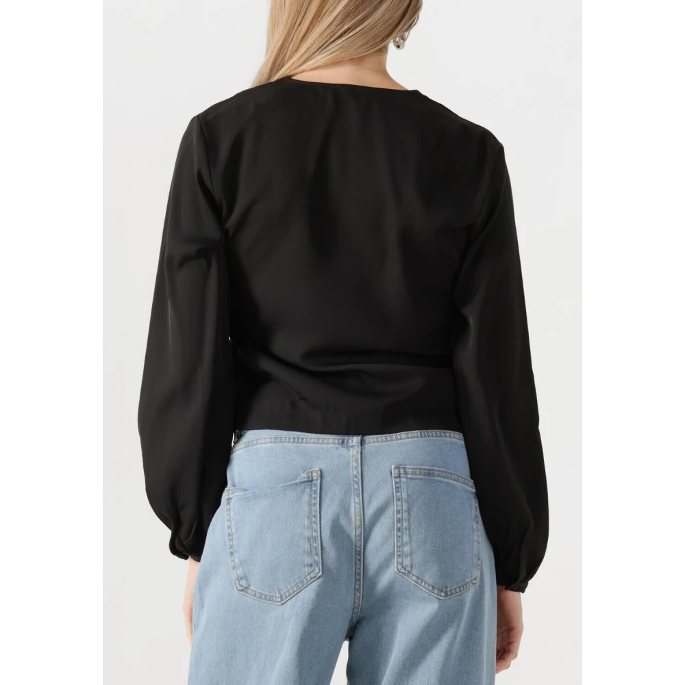 moss copenhagen Veelzijdige Nichelle Blouse voor Vrouwen Black Dames