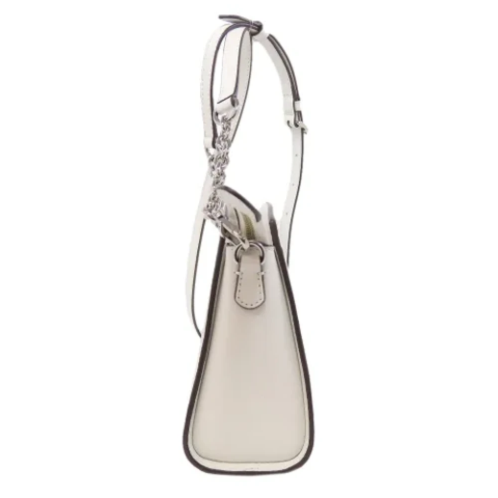 Michael Kors Pre-owned Leather shoulder-bags White Dames