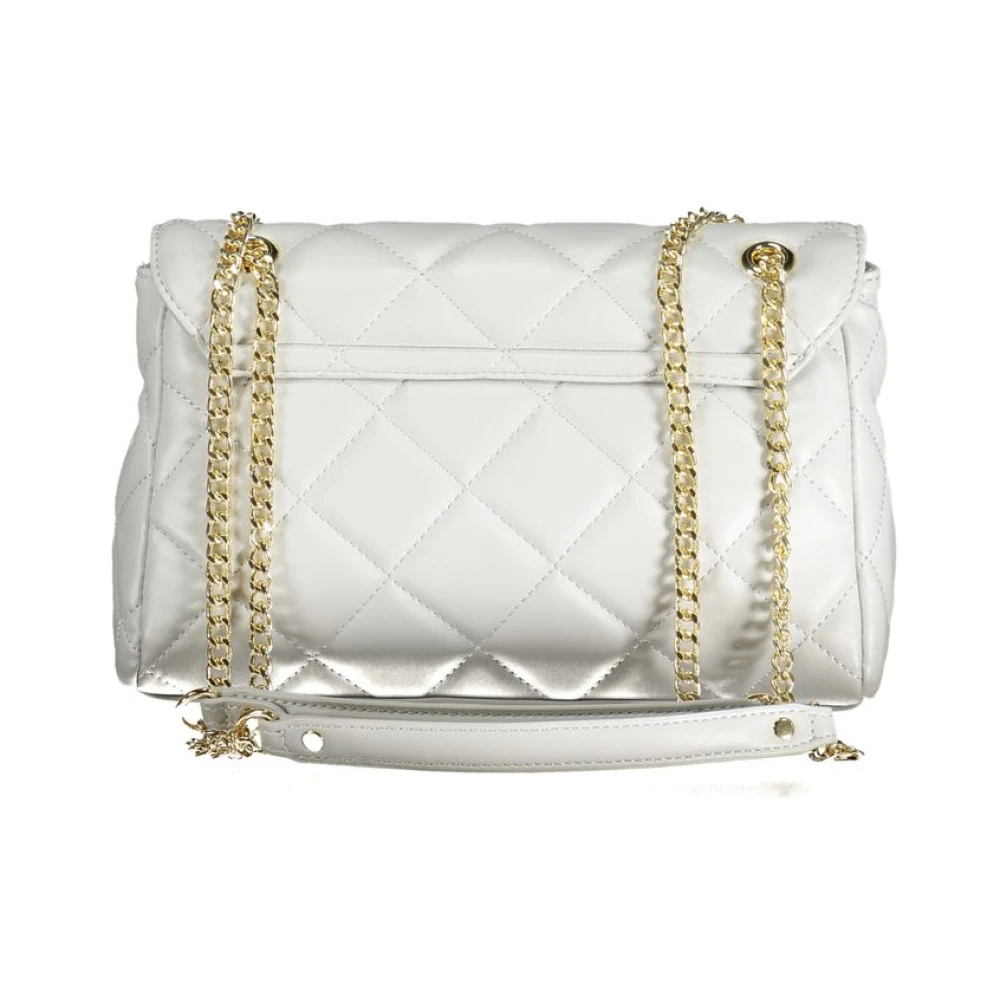 Valentino by Mario Valentino Grijze Polyethyleen Schoudertas met Contrastdetails Gray Dames