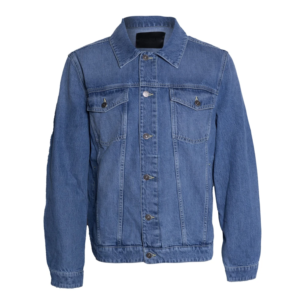 Dondup Men's Blue Denim Jackets, L, Trucker Jacket