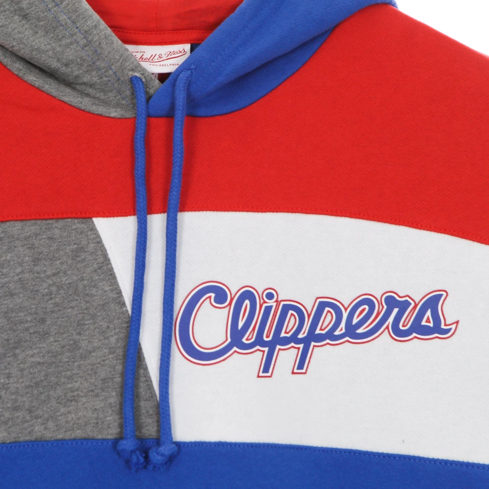 Mitchell & Ness NBA Color Blocked Fleece Hoodie Multicolor Heren