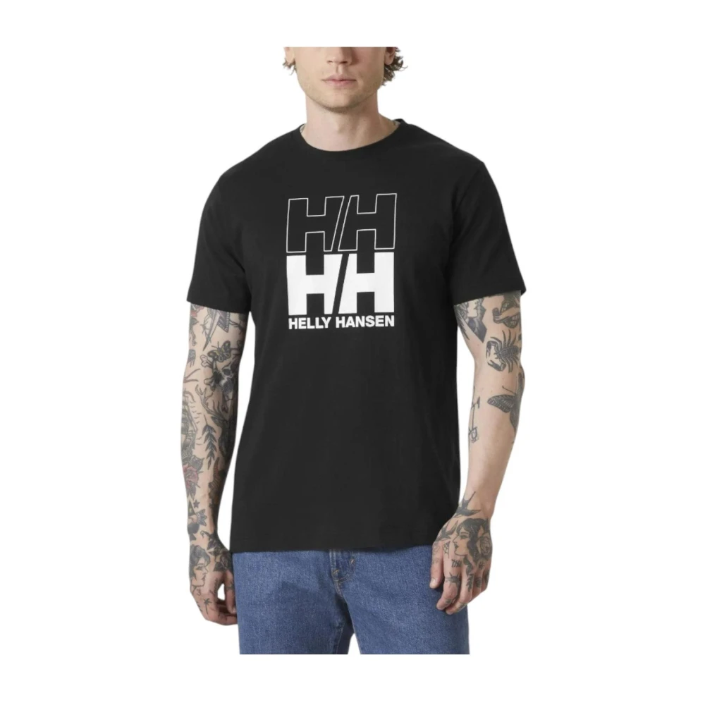 Helly Hansen Black T-Shirts, Male, S, T-Shirt