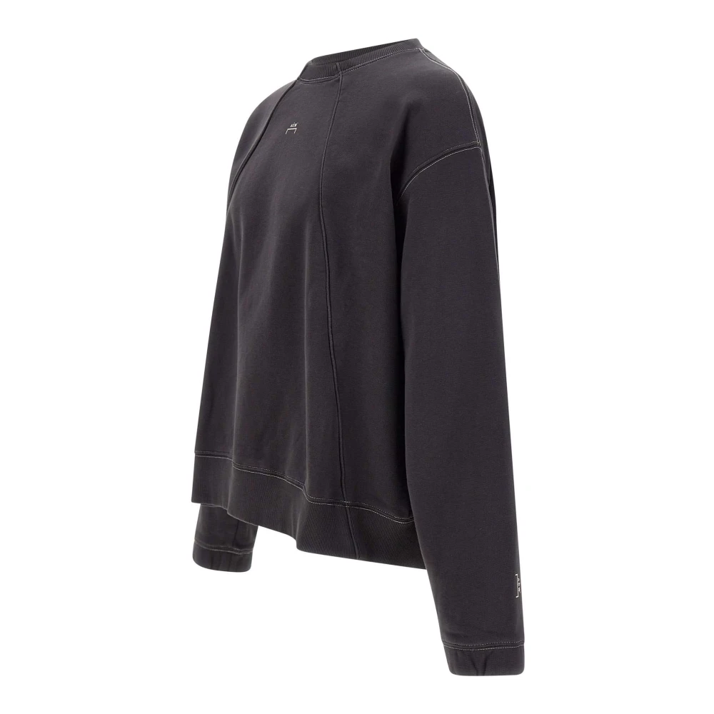 A-Cold-Wall Zwarte Katoenen Sweatshirt met Ronde Hals Black Heren