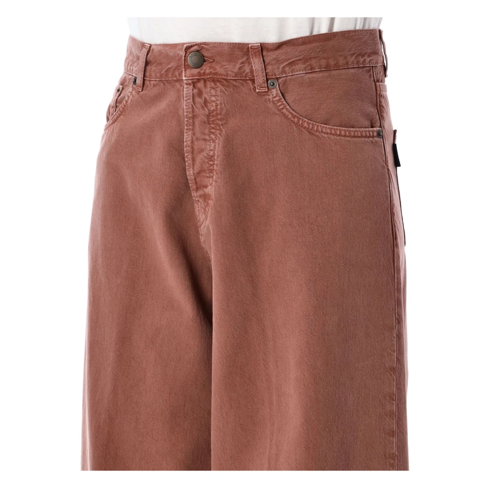 Haikure Bethany Twill Loose-fit Jeans Red Dames