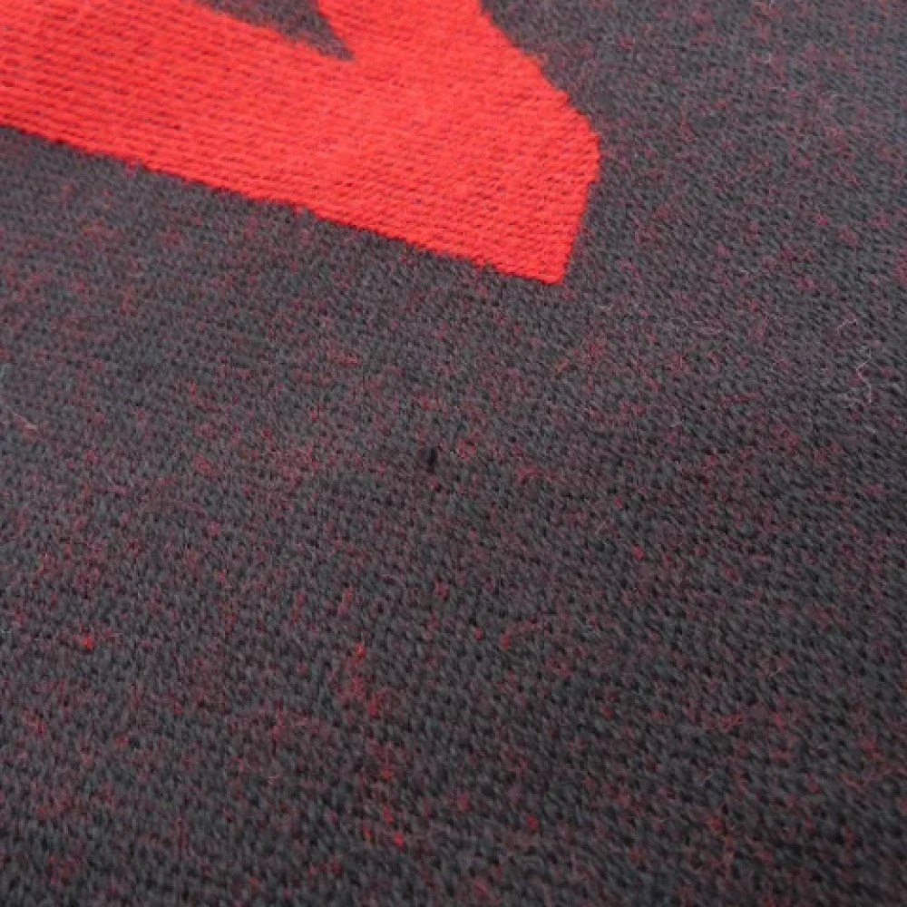 Givenchy Pre-owned Wool scarves Black Dames